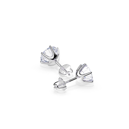 Boucles d'oreilles Tera en or blanc chic
