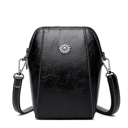 Vienne - Mini Sac à Main Compact de Couleur Unie