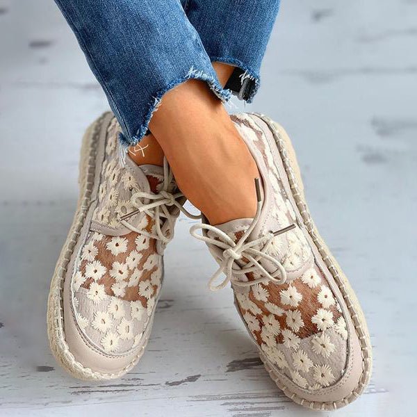 Gloria - Chaussures orthopédiques modernes et légères avec imprimé floral