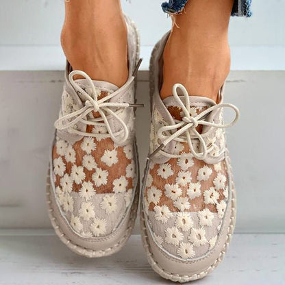Gloria - Chaussures orthopédiques modernes et légères avec imprimé floral