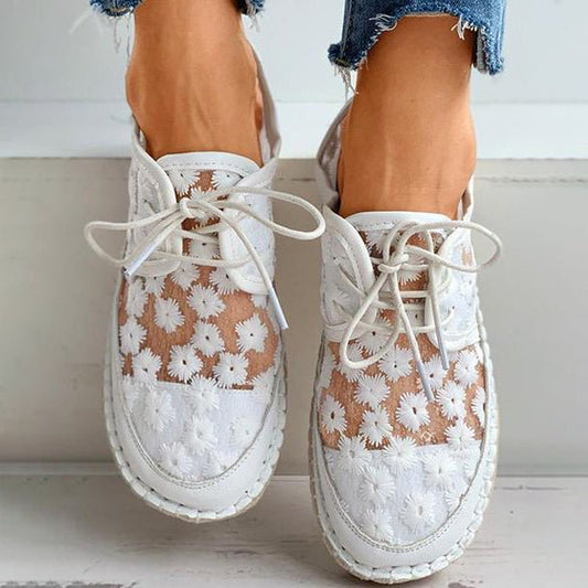 Gloria - Chaussures orthopédiques modernes et légères avec imprimé floral