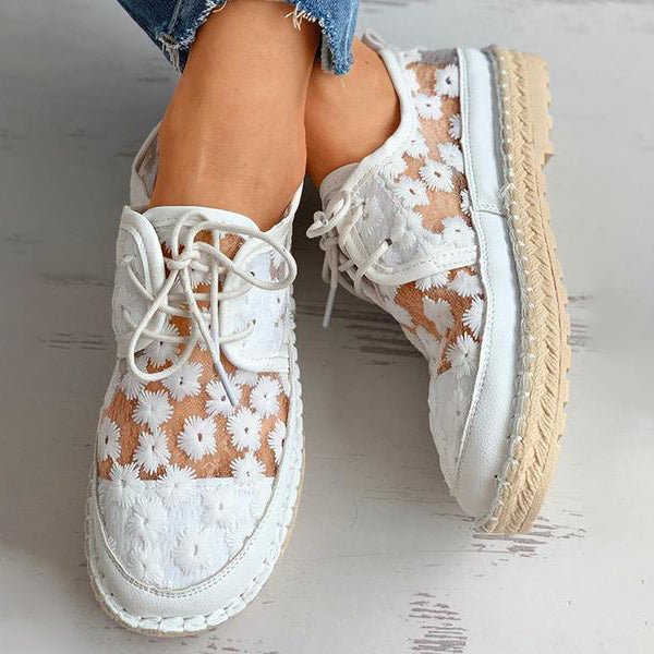 Gloria - Chaussures orthopédiques modernes et légères avec imprimé floral
