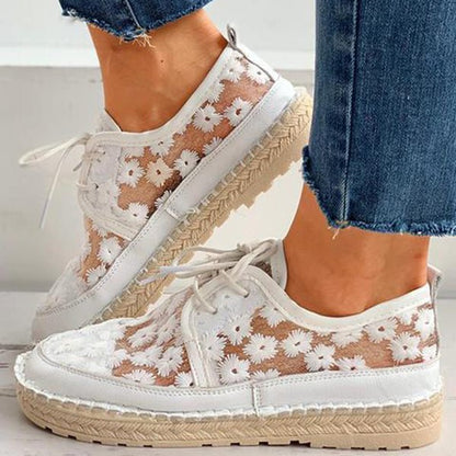 Gloria - Chaussures orthopédiques modernes et légères avec imprimé floral