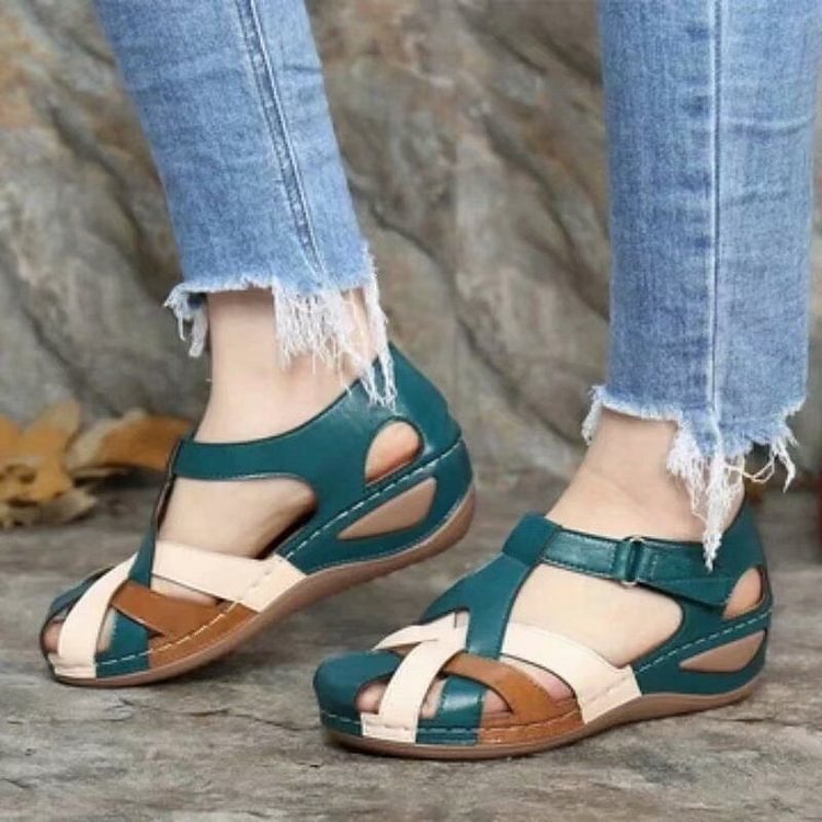 Vera - Sandale à Talon Wedge et Coussin