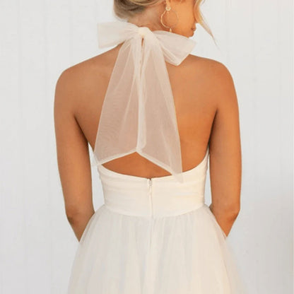 Robe Aria-Col Montant