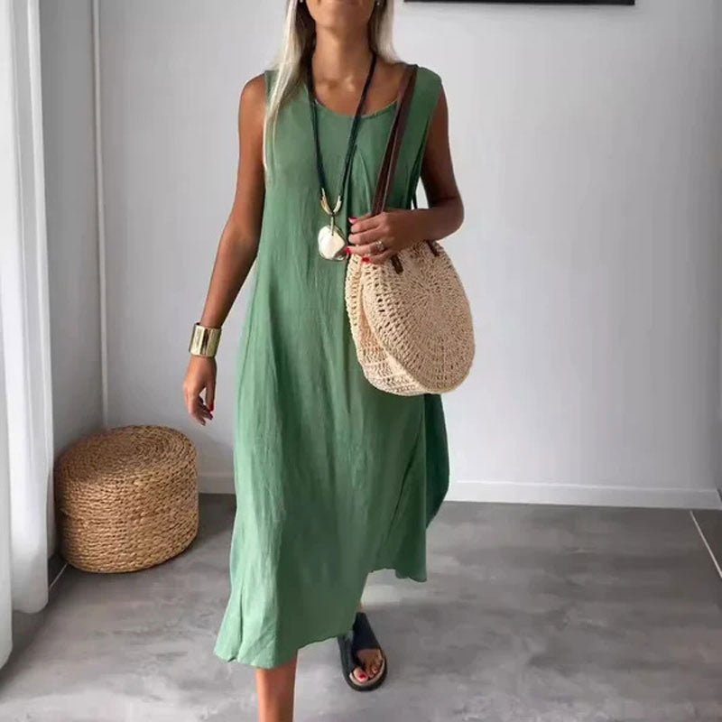 Noemi | Robe Casual Sans Manches avec Poches