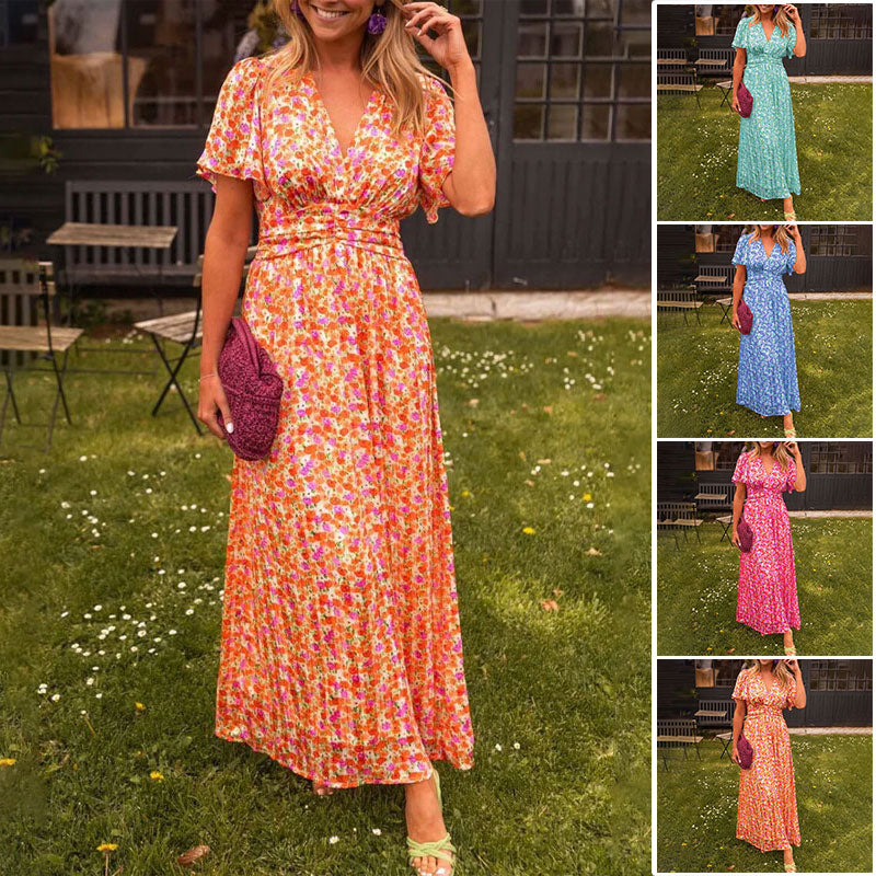 Elsie™ Robe Classique à Col en V