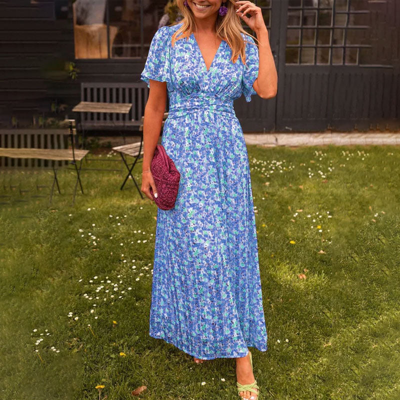 Elsie™ Robe Classique à Col en V