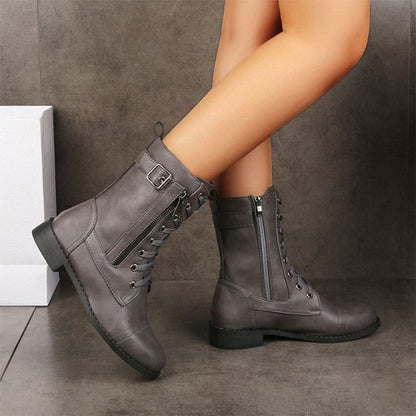Félice - Bottes orthopédiques élégantes en cuir