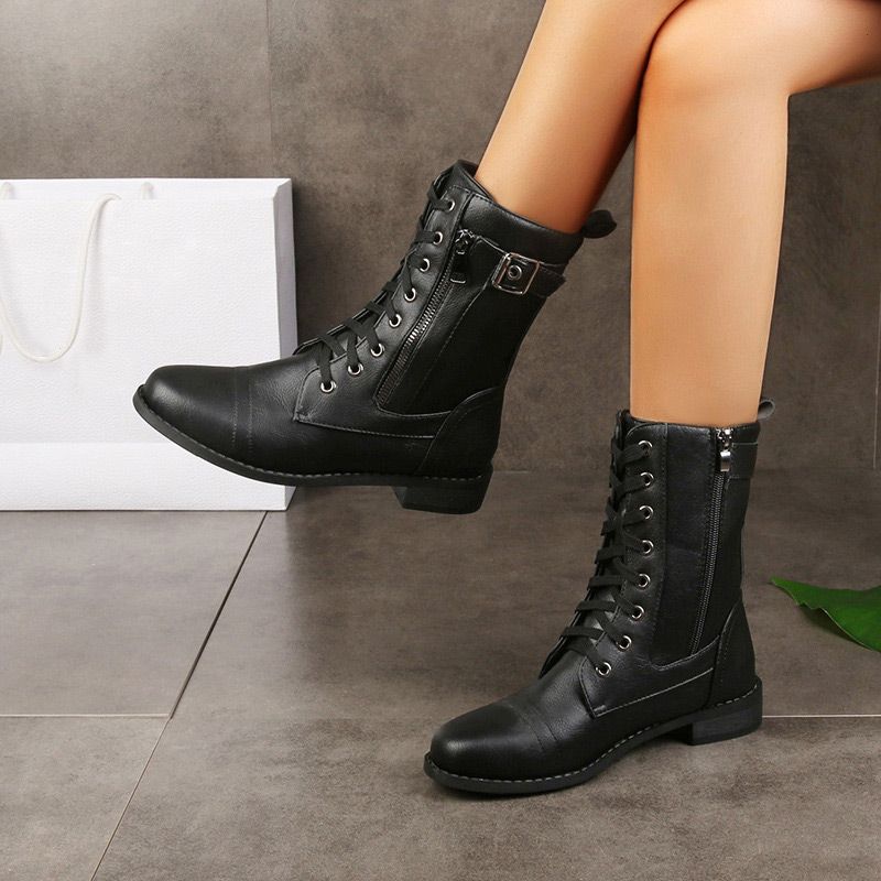 Félice - Bottes orthopédiques élégantes en cuir