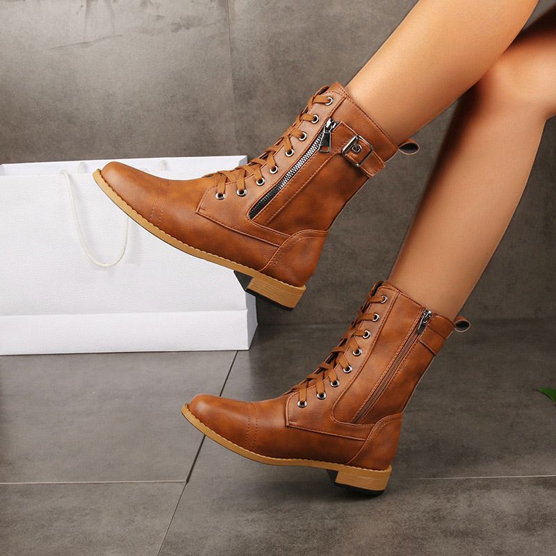 Félice - Bottes orthopédiques élégantes en cuir