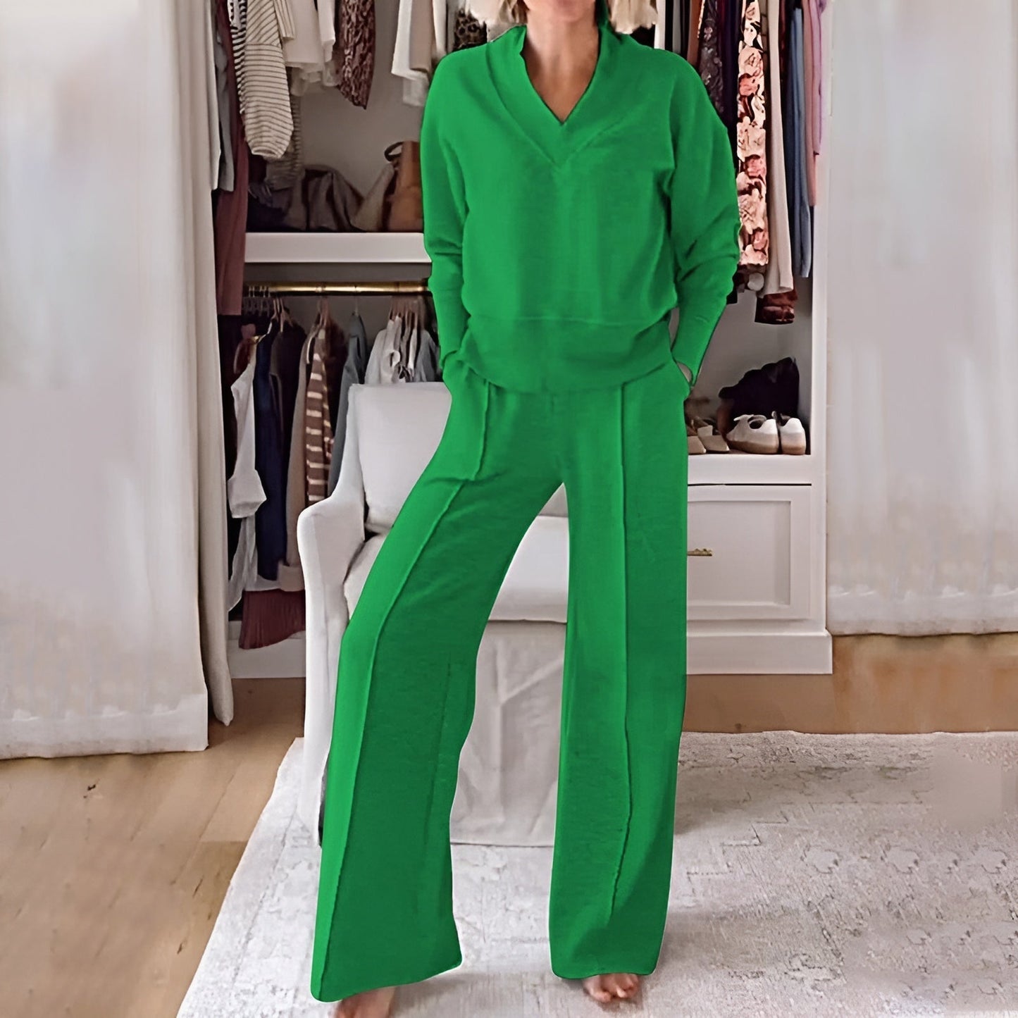 Amelia™ - Ensemble de survêtement confortable en deux pièces