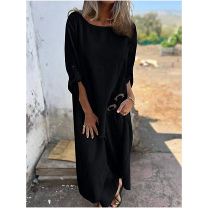 Everly – Élégant Costume Deux-Pièces en Coton et Lin