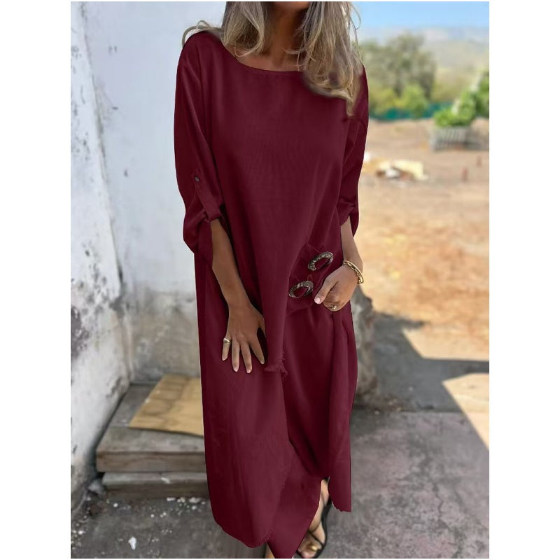 Everly – Élégant Costume Deux-Pièces en Coton et Lin
