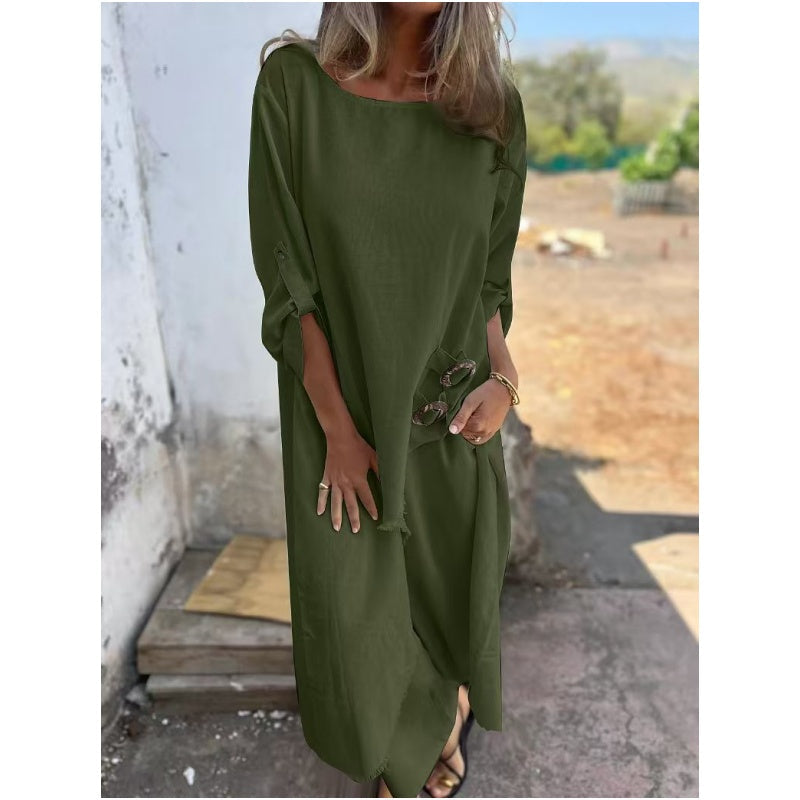 Everly – Élégant Costume Deux-Pièces en Coton et Lin