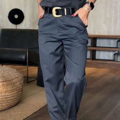 CLARA – PANTALONS CLASSIQUES ÉVASÉS