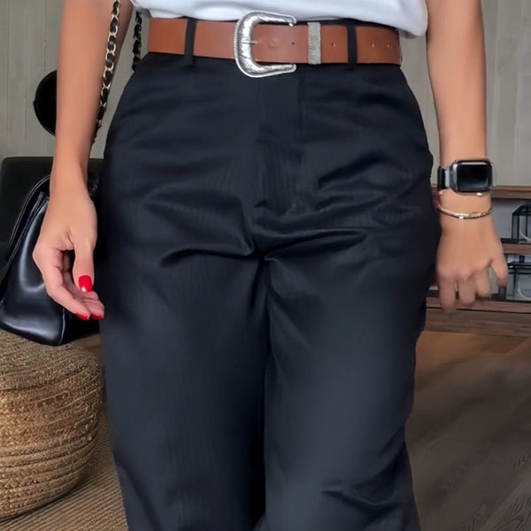 CLARA – PANTALONS CLASSIQUES ÉVASÉS