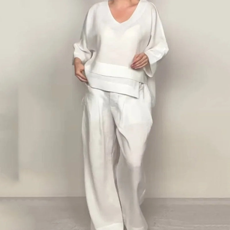 Clara | Ensemble Minimaliste Ample en Deux Pièces