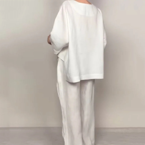 Clara | Ensemble Minimaliste Ample en Deux Pièces