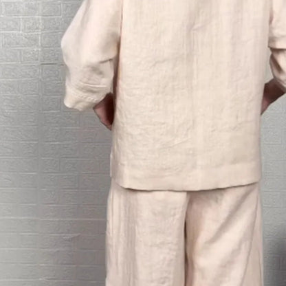Clara | Ensemble Minimaliste Ample en Deux Pièces
