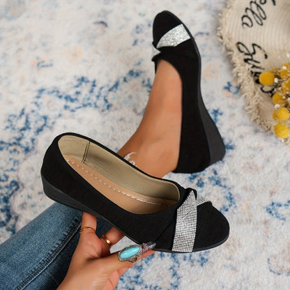 Lavande - Ballerines Élégantes à Talon Wedge