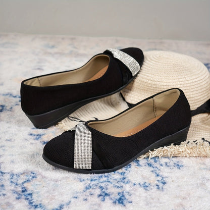 Lavande - Ballerines Élégantes à Talon Wedge