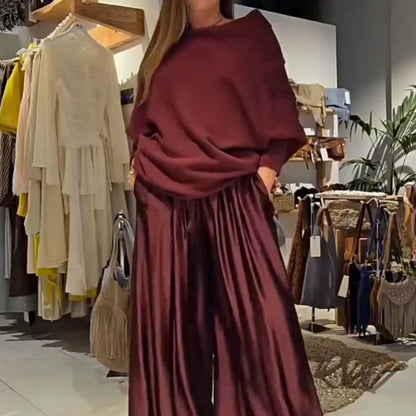 Alba | Ensemble élégant avec design décolleté Bardot