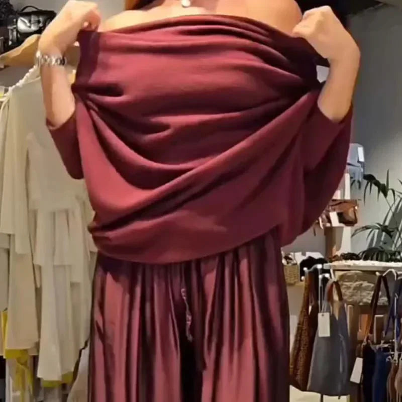 Alba | Ensemble élégant avec design décolleté Bardot