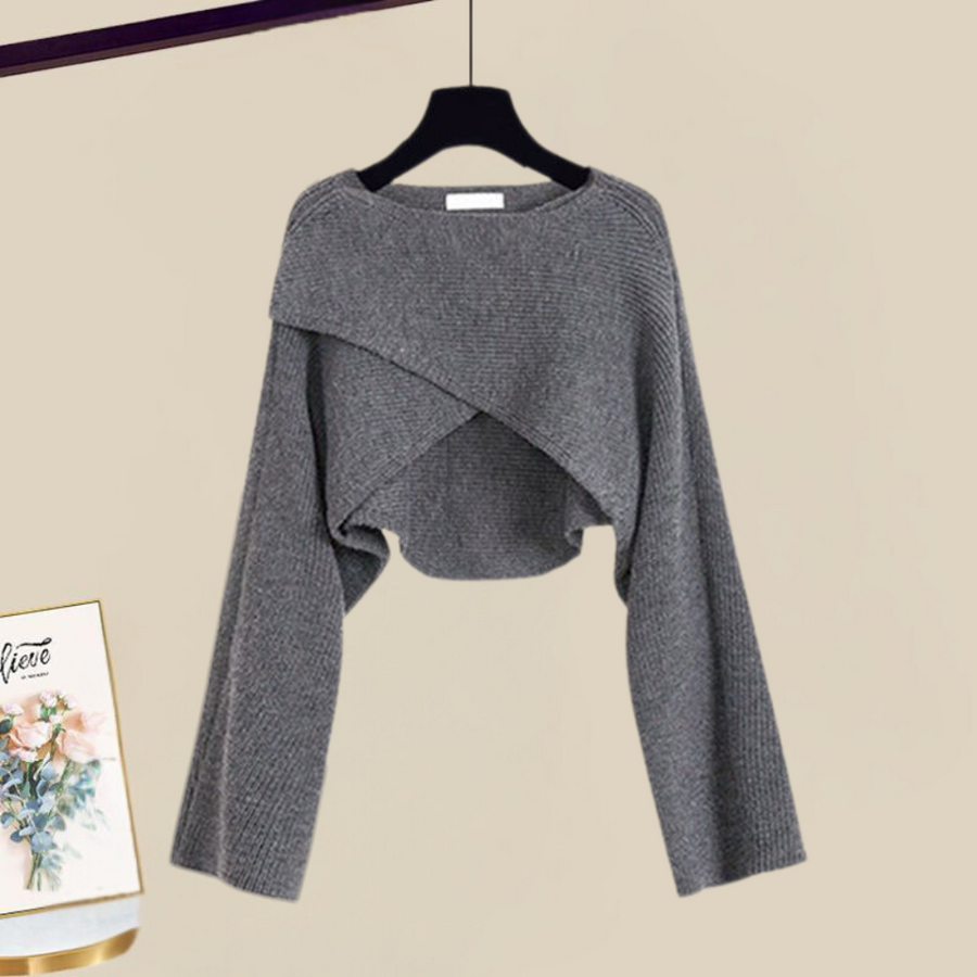 CAEVIRA – ENSEMBLE DE ROBE EN TRICOT ÉLÉGANT