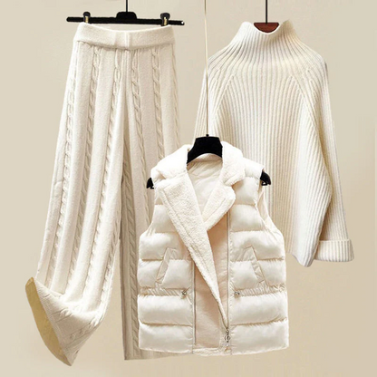 Maelie – Ensemble en Tricot Confortable et Accueillant