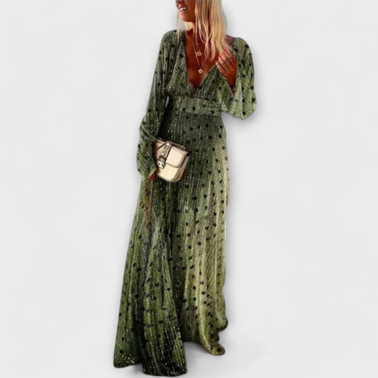 Robe élégante à pois