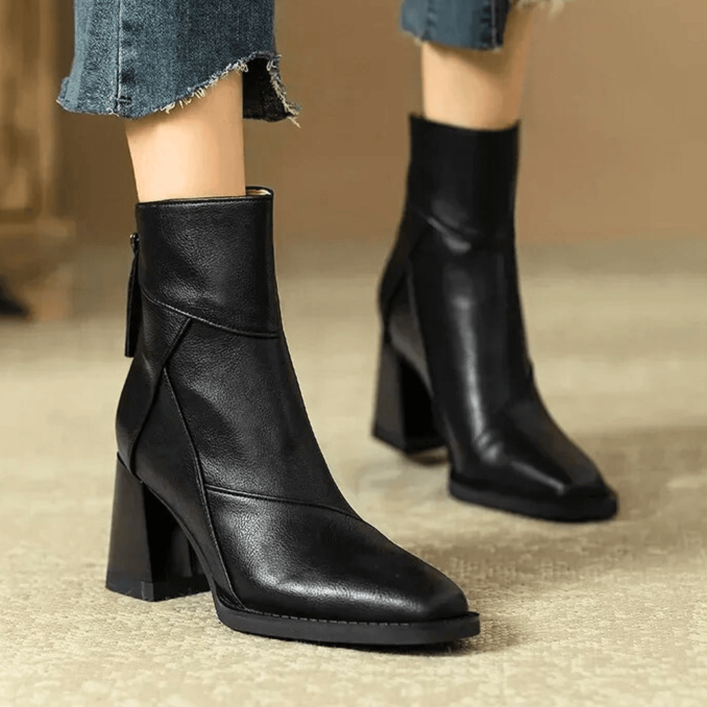 Mariella - Bottines en daim élégantes