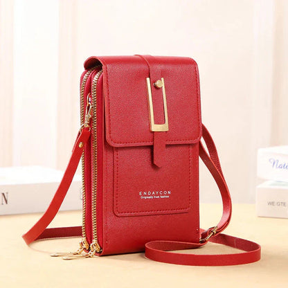 Sac à Bandoulière en Cuir pour Téléphone
