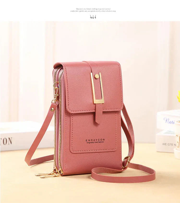 Sac à Bandoulière en Cuir pour Téléphone