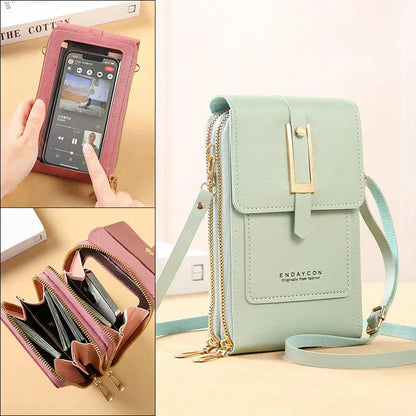 Sac à Bandoulière en Cuir pour Téléphone