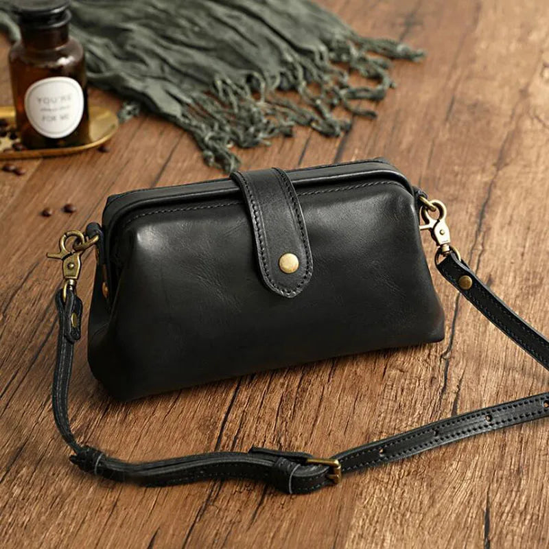 Herdis | Sac classique et compact en ton cognac chaud