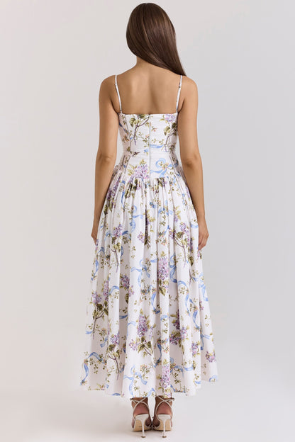 Kessara - Robe Maxi d'Été Élégante avec Bretelles Spaghetti
